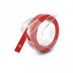 Alternatívna páska Dymo Omega S0898150, 9 mm x 3 m, biela tlač/červený podklad