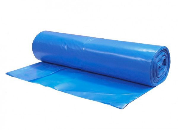 Pytel LDPE 70x110cm 80mic 15ks 120L modrý 07171000