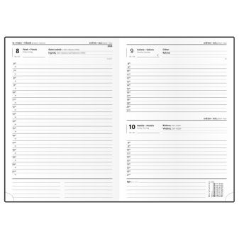 Denný diár - David - ForMen - A5 - Black