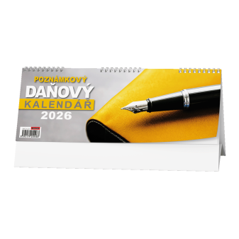 Stolový kalendár - Poznámkový daňový kalendár