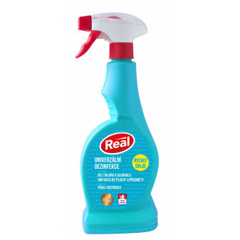 Real univerzálna dezinfekcia v rozprašovači 550ml, bez chlóru