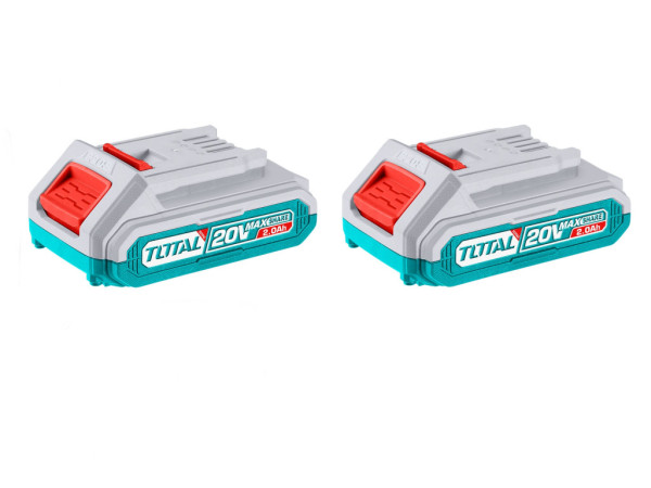 Súprava batérie 20V, 2000mAh (2x) a nabíjačka, industrial