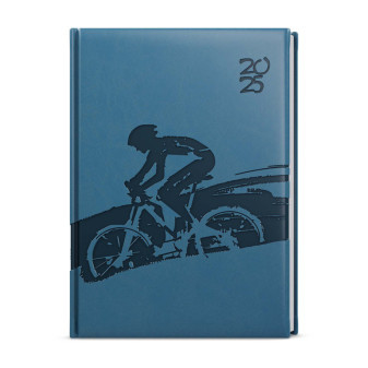 Denný diár - David - Vivella s razbou - A5 - petrolejová - Bicykel