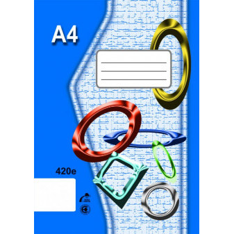 Sešit 420 bezdřevý papír A4,čistý,20 listů