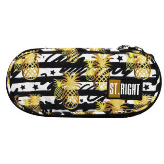 St.RIGHT Školský set trojkomorový batoh + puzdro Tropical Party