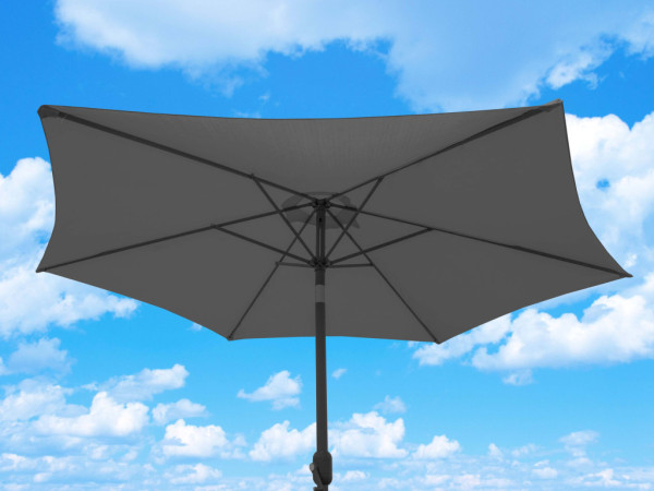Linder Exclusiv Naklápací slnečník 250 cm Svetlosivý