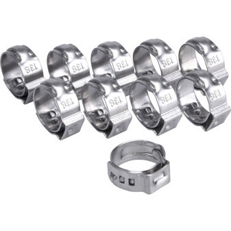 spona na hadicu, 10ks, ?13,8mm, INOX