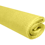 Krepový papier slamovo žltý 0,5x2m C03 28 g(m2