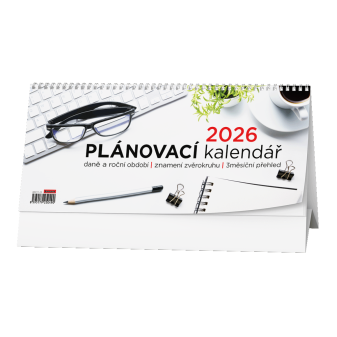 Stolový kalendár - Plánovací daňový kalendár 2026