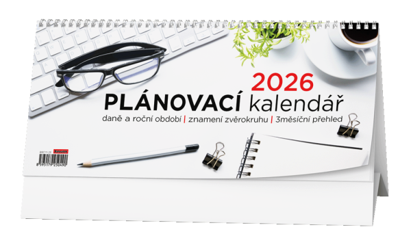 Stolový kalendár - Plánovací daňový kalendár 2026