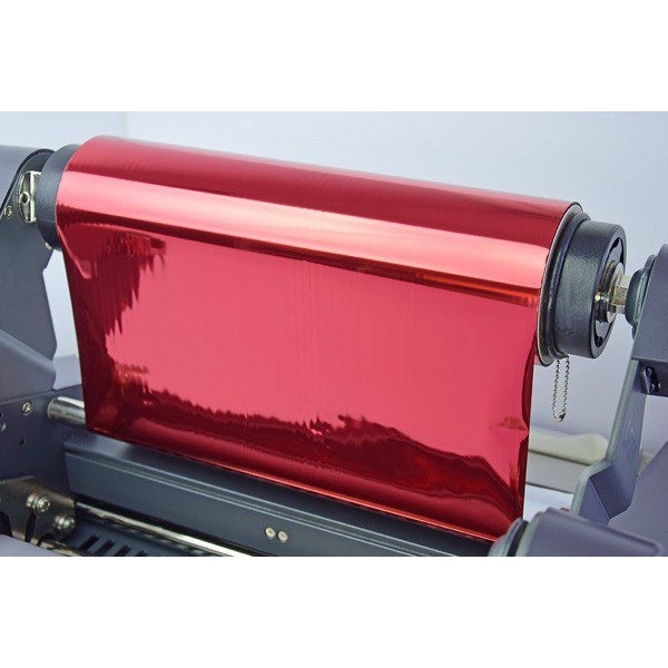 Tonerová efektová fólia na rolke 320 mm x 300 m metalická červená 3'