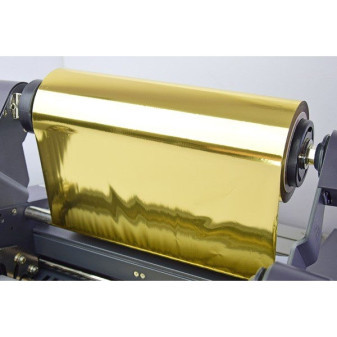 Tonerová efektová fólia na rolke 320 mm x 300 m metalická zlatá 3'