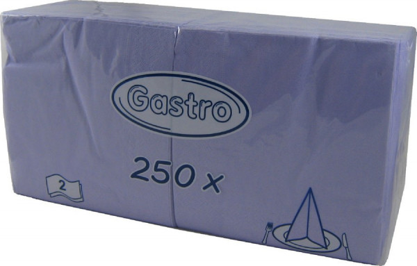 Obrúsky Gastro 86912 svetlo fialové 2 vrstvé 250ks 33x33 cm