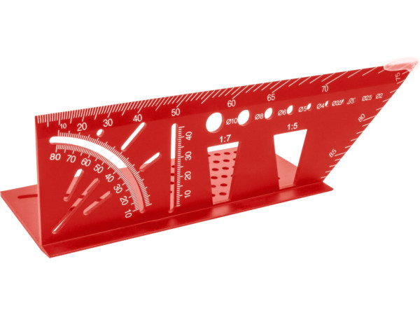 uholník stolársky 3D viacúčelový, 215x72x63mm