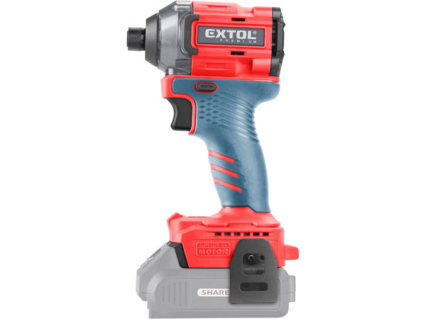 uťahovák rázový 1/4' aku SHARE20V, BRUSHLESS, bez batérie a nabíjačky