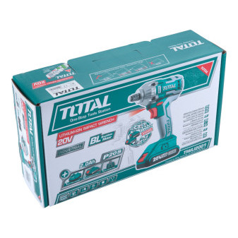 uťahovák rázový AKU 1/2', brushless, 20V Li-ion (2x), 2000mAh, industrial