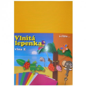 Lepenka rovná 34,5x24,5 cm žltá 10 listov