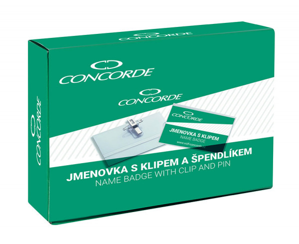 Menovka s klipom a špendlíkom CONCORDE A65490