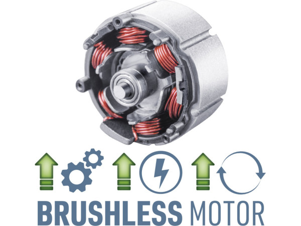vŕtací skrutkovač aku s príklepom SHARE20V, BRUSHLESS, 2Ah