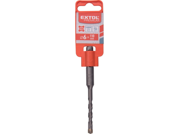 vrták štvorbritý SDS PLUS príklepový do betónu a muriva, O 6x110mm, SK