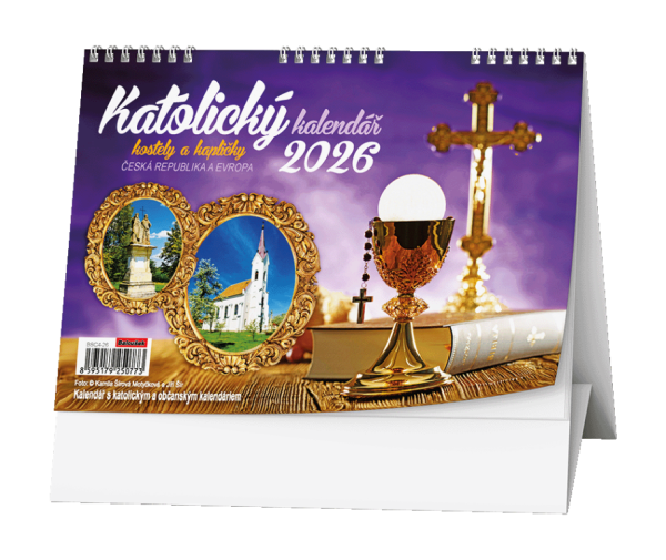 Stolový kalendár - Katolícky kalendár /kostoly a kaplnky/