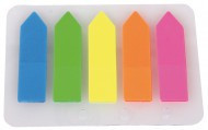 Záložky papierové Easystick neon.mix 5x25ks 45x12mm šípka