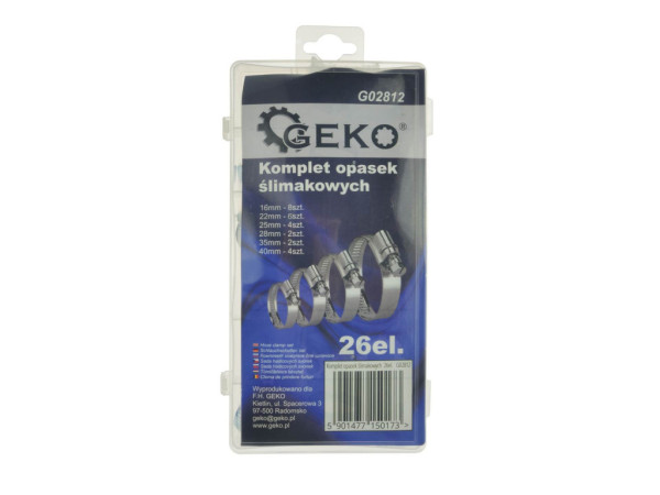 Geko Sada sťahovacích objímok 26ks